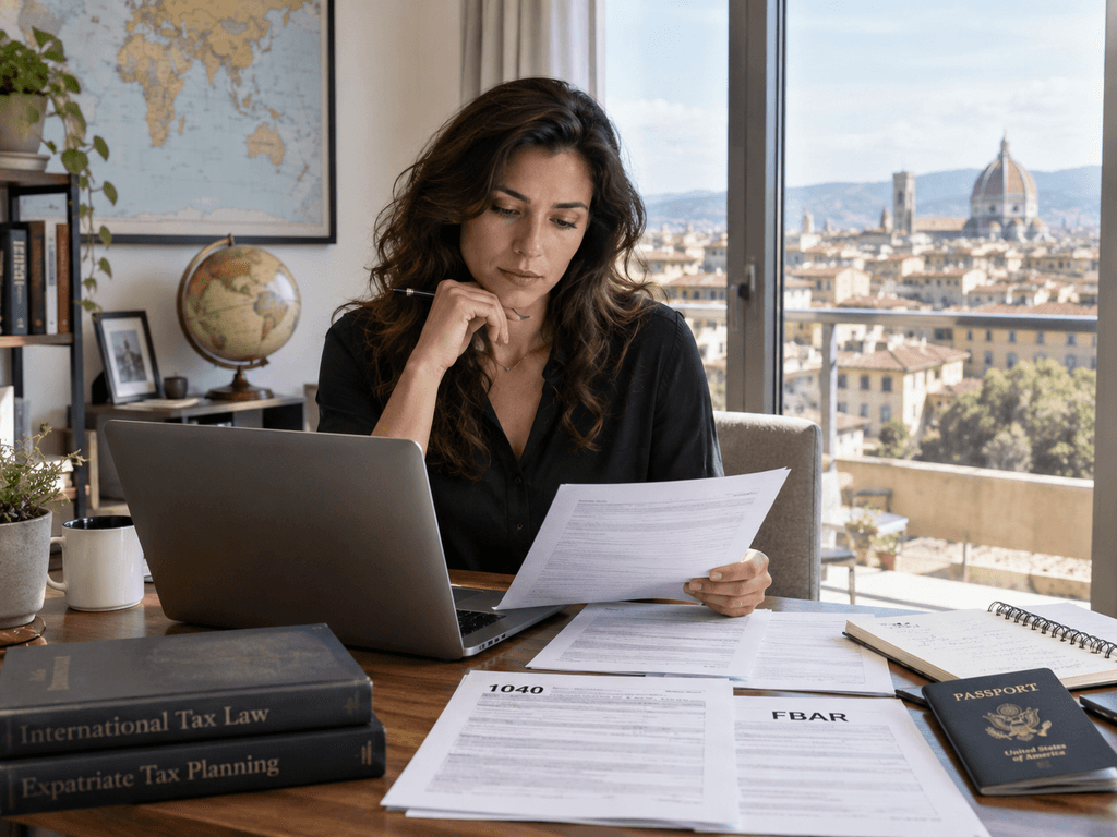 Americans abroad with unfiled tax returns reviewing U.S. tax filing obligations